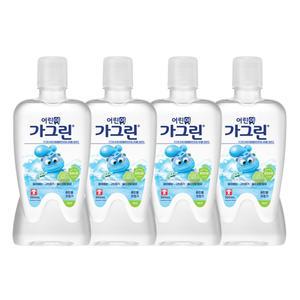 가그린 어린이 구강청결제, 청포도향, 380ml, 4개
