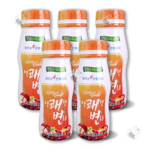 뉴골드 상쾌한 변화 145ml x 5통 식이섬유 혼합 유산균 요구르트맛