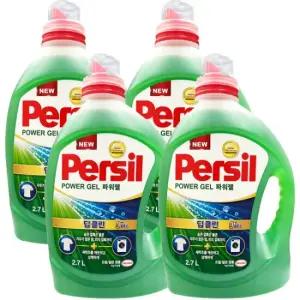 퍼실 파워젤 용기 듀얼 2.7Lx4개