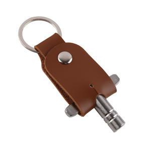 가죽 드럼키 커버 키링 렌치