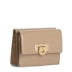 [페라가모] 간치니 22 0434 BEIGE 763020 컴팩트 반지갑