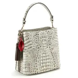 [롯데백화점]에스콰이아 여성 카이만 악어 토트&크로스백 EHBFHB030IV