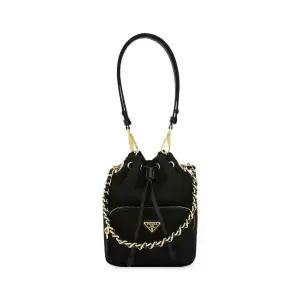 프라다 여성 1995 체인 리나일론 블랙 숄더백 1BH038 2AOS F0002