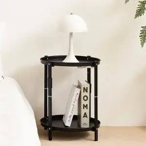 [O'mobilia][모빌리아]다용도 원형 폴딩 원룸 가벼운 접이식테이블 MB6010973