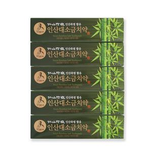 인산죽염 대소금치약 [160g 5개]