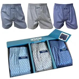 [트라이]남성 순면 사각 트렁크 팬티 3매 세트 대형팬티 120 사이즈 까지