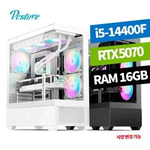 피씨스토어 일사천리 게이밍PC i5 14400F RTX5070 (16GB, M.2 500GB)