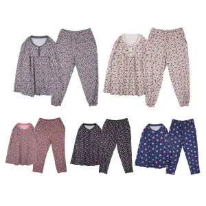 필굿 여성 극세사 플라워 피치기모 수면잠옷세트 모음 여자 엄마 할머니 겨울 패밀리룩 홈웨어 실내복 파자마