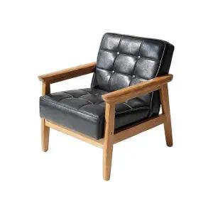 [하이파가구]베이비단추 유아용원목1인소파 색상3