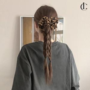 엘케이트 스크런치 곱창머리끈 곱창밴드 호피 헤어슈슈 LEAR001