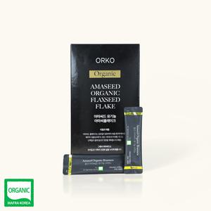 볶은 유기농 아마씨 플레이크 60포 360g 오메가3 리그난 식이섬유