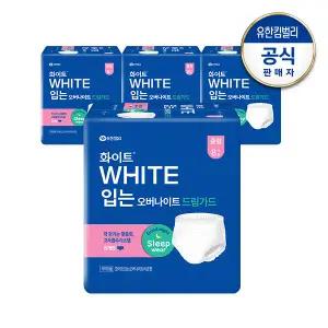 [화이트] 입는오버나이트 드림가드 생리대 중/대/특대 x4팩
