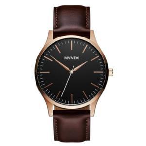 [MVMT] 무브먼트 남성 가죽시계 40시리즈 로즈골드 브라운 D-MT01-BLBR