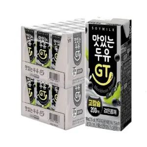 남양 맛있는 두유 GT 고칼슘 검은콩깨 190ml x48 무료배송