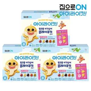 핑크퐁 아기상어 클레이 쿠키 만들기 250g x 3개