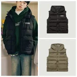 [행텐주니어]웰론 패딩 후드 조끼_GN