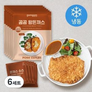 곰곰 왕돈까스 330g + 소스 150g (냉동), 480g, 6세트 one option