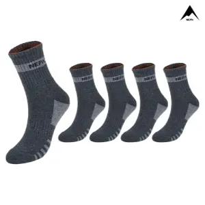 네파 엑티브 쿠션 등산 중목 그레이 여 5팩 NPCAVMDS-GR5