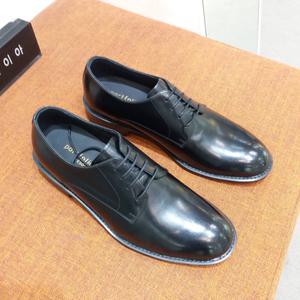 [에스콰이아][행복한백화점][에스콰이아]특가 포트폴리오 남성기본 검정 정장 소가죽  옥스포드 플레인구두