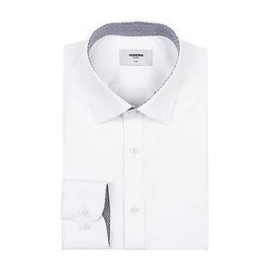 [갤러리아] [레노마 셔츠] 뱀부폴리 스판 트윌 슬림핏 긴팔셔츠 RZRSL0111WH [갤러리아]