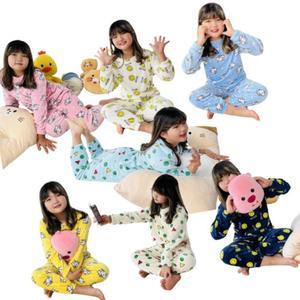 밍크 극세사 잠옷 파자마 상하세트 바지 수면 도형 아동 실내복 내의 겨울