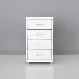 [아트박스]/마전동상회 철제 책상서랍장 4단 이동식 서랍장 조립식 캐비넷