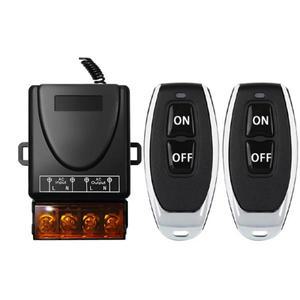 전동커튼 RF 릴레이 리시버 및 송신기 전기 램프용 무선 리모컨 스위치 AC 220V 30A 1CH 433MHz