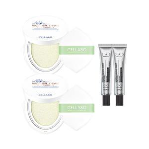 셀라보 워터 다이브 선쿠션 시즌2 23g x2 + 쟈스 기미크림 15ml x2