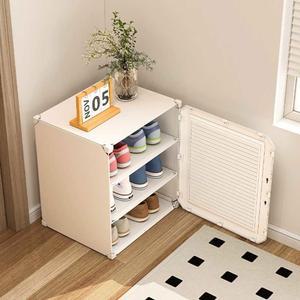 캠핑 신발장 6켤레 화이트 펜션 정리함 카라반 현관 신발 보관함