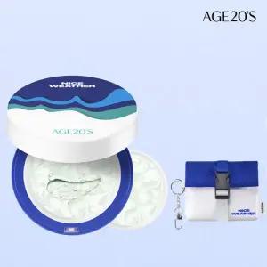 에이지투웨니스X나이스웨더 선 에센스 팩트 무기자차 카밍 롱프로텍션(본품1+리필1) 비건 SPF50+ PA++++