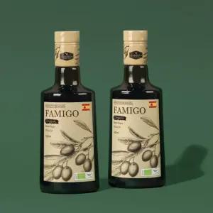 [파미고] 유기농 냉압착 엑스트라 버진 올리브 오일 500ml 2병