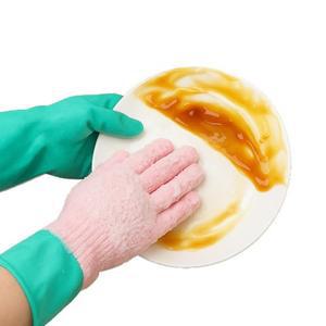 플러스 수세미장갑 3p 아크릴 주방 설거지 수세미