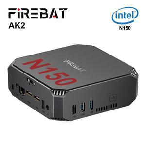 AK2 PLUS MiniPC Intel N150 N100 듀얼 밴드 WiFi5 BT4.2 16GB 512GB 데스크탑 게임용 컴퓨터 미니 PC 게