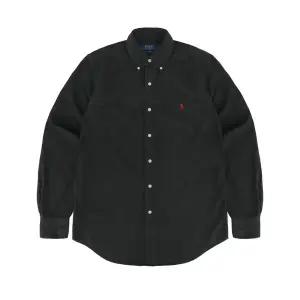 폴로 랄프로렌 클래식핏 가먼트다이 옥스포드 셔츠 블랙(PO-MS7)