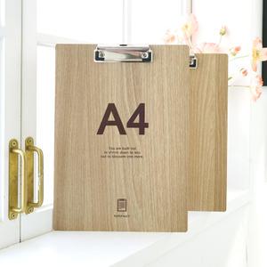 포포팬시 심플 우드 클립 보드