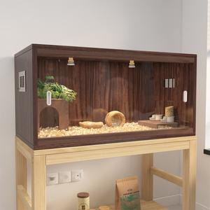 우드 도마뱀 사육장 렉사 레오파드게코 햄스터 파충류