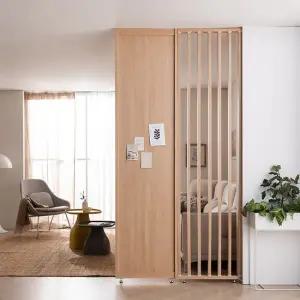 (주문제작) 듀크 가벽 우드 무타공 파티션598 (옵션선택)