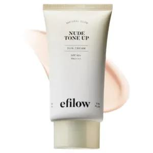 에필로우 내추럴 글로우 누드 톤업 선크림(SPF50+) 60ml, 1개