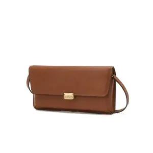 갤러리아 DCWA5F874 닥스 브라운 체크 장식 포인트 소가죽 미니 크로스백