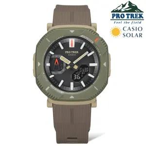 카시오 프로트렉 100M 방수 블루투스 태양광 충전 손목시계 PRJ-B001-5DR