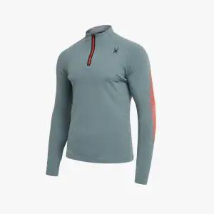 [롯데백화점]스파이더 남성 슬리브 패턴 러닝 하프 집업 티셔츠 SPGFCNRL232MKHA