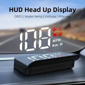 헤드업디스플레이 HUD M3 자동 obd2 hud gps 헤드 업 디스플레이 프로젝션 속도계 알람 프로젝터 유리 디지