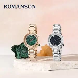 [롯데백화점]마션틴트(잡화) [로만손] 본사 정품 루미에르 비쥬 워치 DIA 여성 메탈시계 RWRMKL4BS513WHBL0