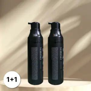 [1+1] 누아레모 염색 샴푸 흰머리 새치 커버 모발 케어 블랙 200ml 2개