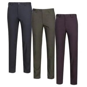 [파파브로]남성 체크 기모 사방스판 골프 바지 GY-PTKG-636-1,2,6