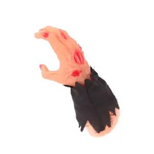 움직이는 손 살색 잘린손 잘린팔 좀비손 할로윈 파티 방탈출 귀신의집 호러 엽기 장난감 용품 소품