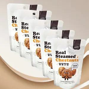 달달맛밤 리얼스팀 밤100% 40g, 5개