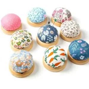 바느질 핀 꽃무늬 핀봉 쿠션 바늘쿠션  바늘꽂이 (45jcy)