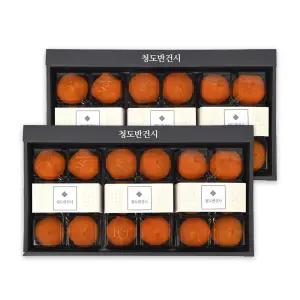 (2세트) 세상별미 청도 반건시 곶감 선물세트 명절선물 18입, 24입