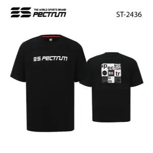 스펙트럼 한정수량아울렛 ST-2436 BK 블랙 남여공용 반팔티 데일리 오버핏 배드민턴의류 탁구 스쿼시 스포